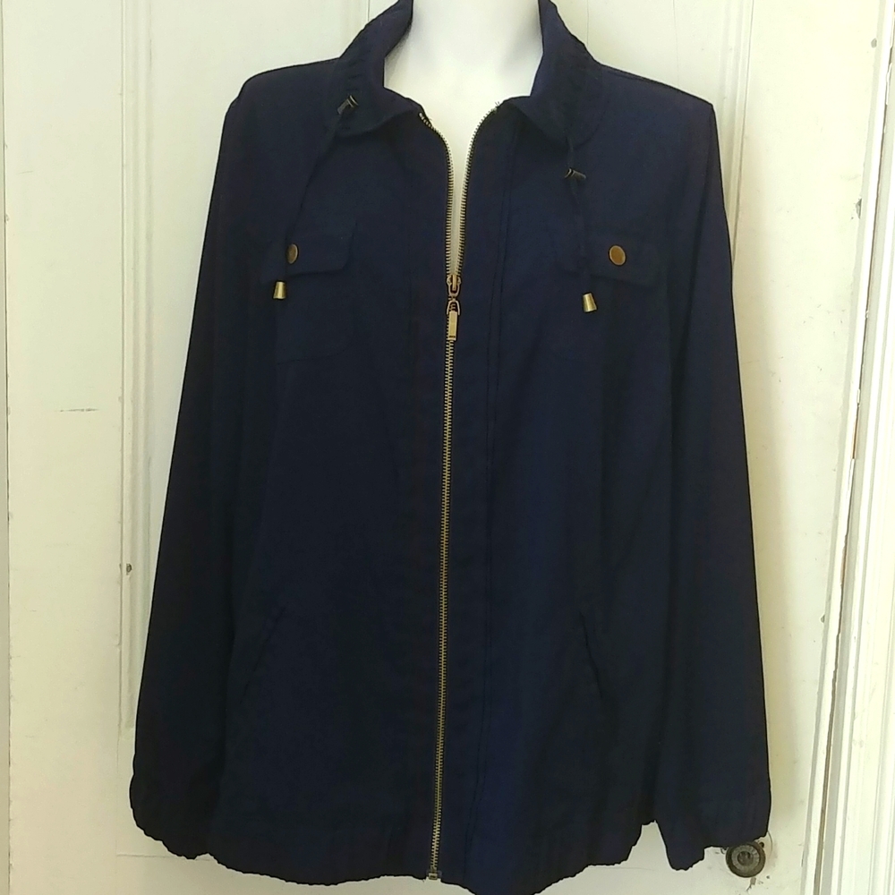 Allison Daley Navy Blue Spring Jacket